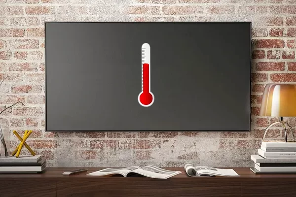 داغ شدن تلویزیون