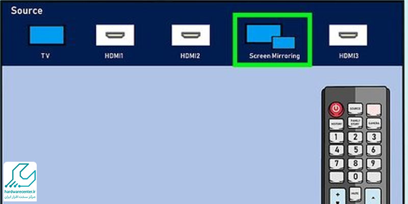 استفاده از قابلیت Screen Mirroring برای نمایش اپلیکیشن شاد روی تلویزیون