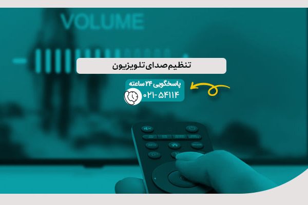 تنظیم صدای تلویزیون